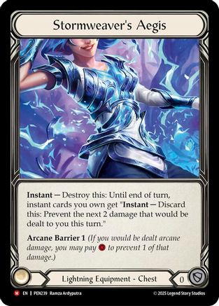 [Cold Foil] Stormweavers Aegis (#PEN239) - Majestic - FAB Compendium of Rathe