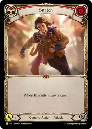 [] Snatch (Red) (ANQ031) (#ANQ031) - Gold - FAB Compendium of Rathe - Antiquity Pack