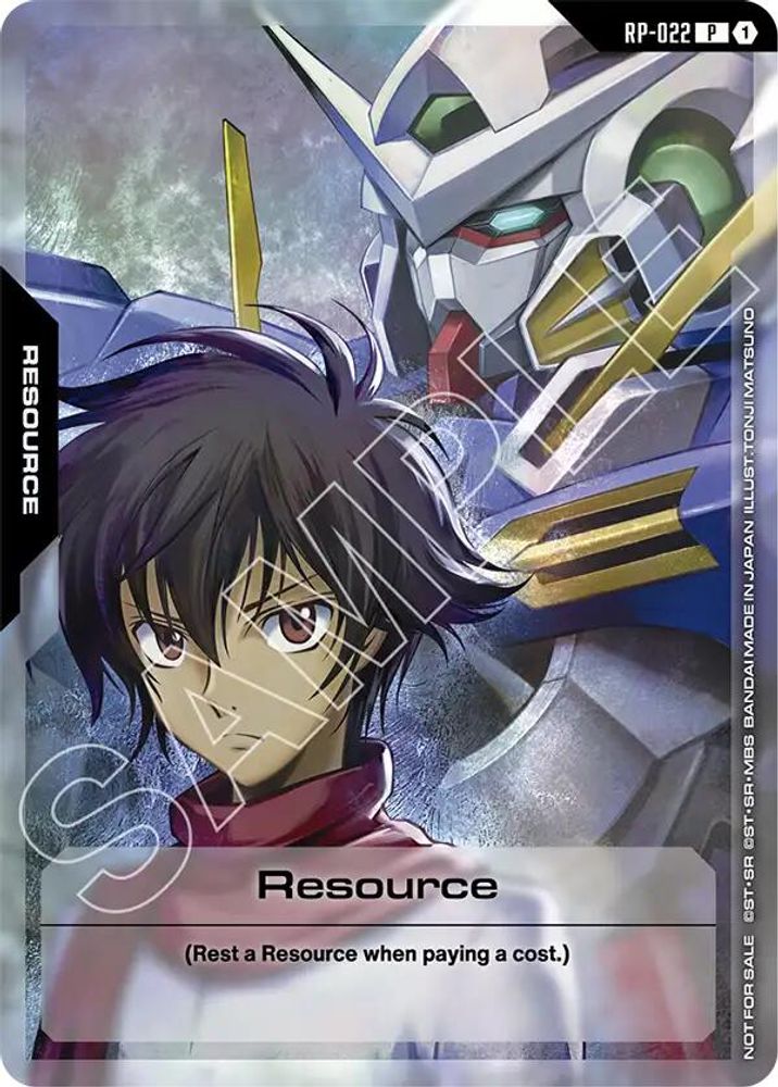 Resource (RP-022) (Mobile Suit Gundam 00) (RP-022) - Gundam Promotional Resource Tokens