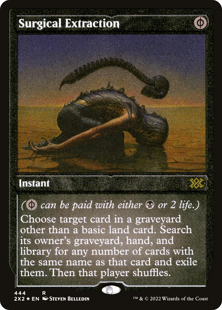 [ EF ] [FOIL] Surgical Extraction (Foil Etched) #444 - RARE 2X2 - Double Masters 2022