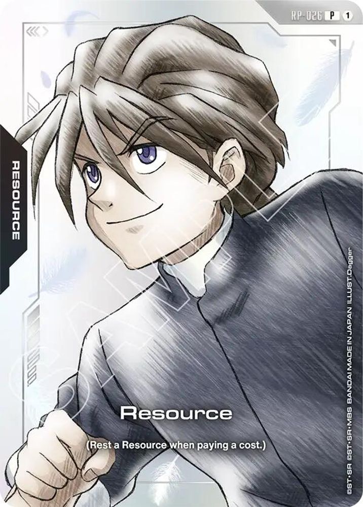 Resource (RP-026) (Mobile Suit Gundam Wing) (RP-026) - Gundam Promotional Resource Tokens