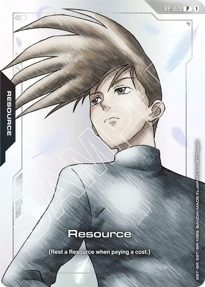 Resource (RP-028) (Mobile Suit Gundam Wing) (RP-028) - Gundam Promotional Resource Tokens