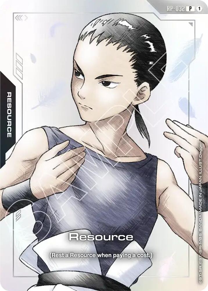 Resource (RP-032) (Mobile Suit Gundam Wing) (RP-032) - Gundam Promotional Resource Tokens