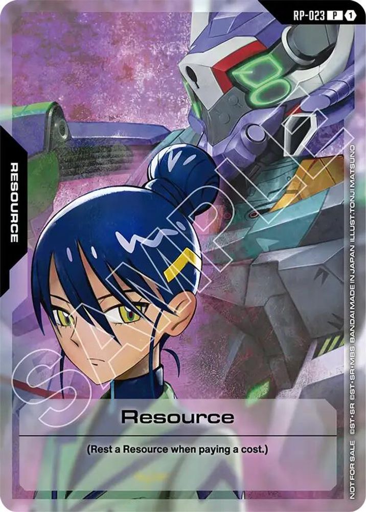 Resource (RP-023) (Mobile Suit Gundam GQuuuuuuX) (RP-023) - Gundam Promotional Resource Tokens