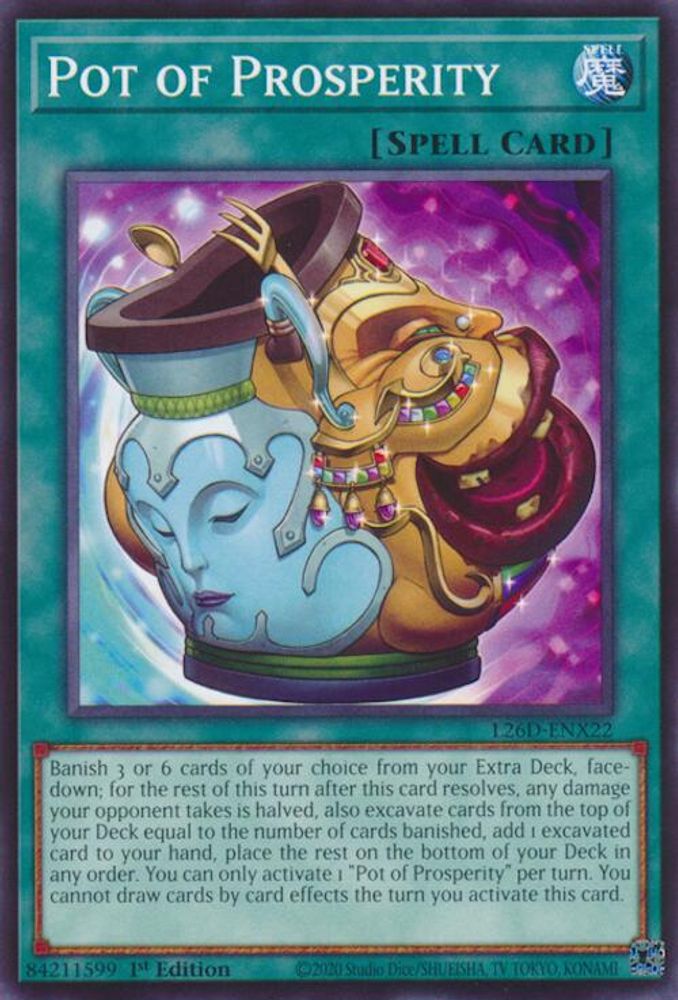 Pot of Prosperity - (L26D-ENX22) - Common / Short Print 1st Edition