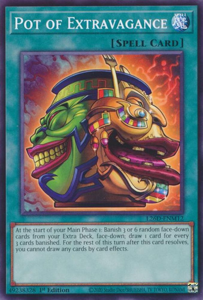 Pot of Extravagance - (L26D-ENM12) - Common / Short Print 1st Edition