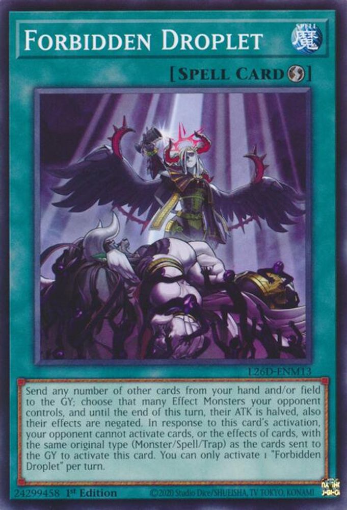 Forbidden Droplet - (L26D-ENM13) - Common / Short Print 1st Edition