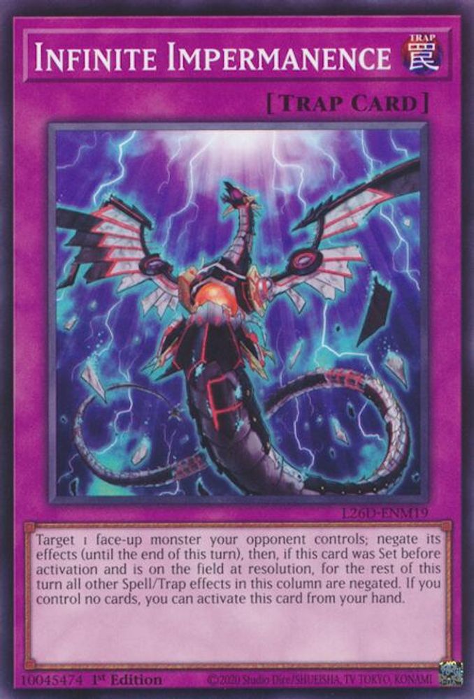Infinite Impermanence - (L26D-ENM19) - Common / Short Print 1st Edition