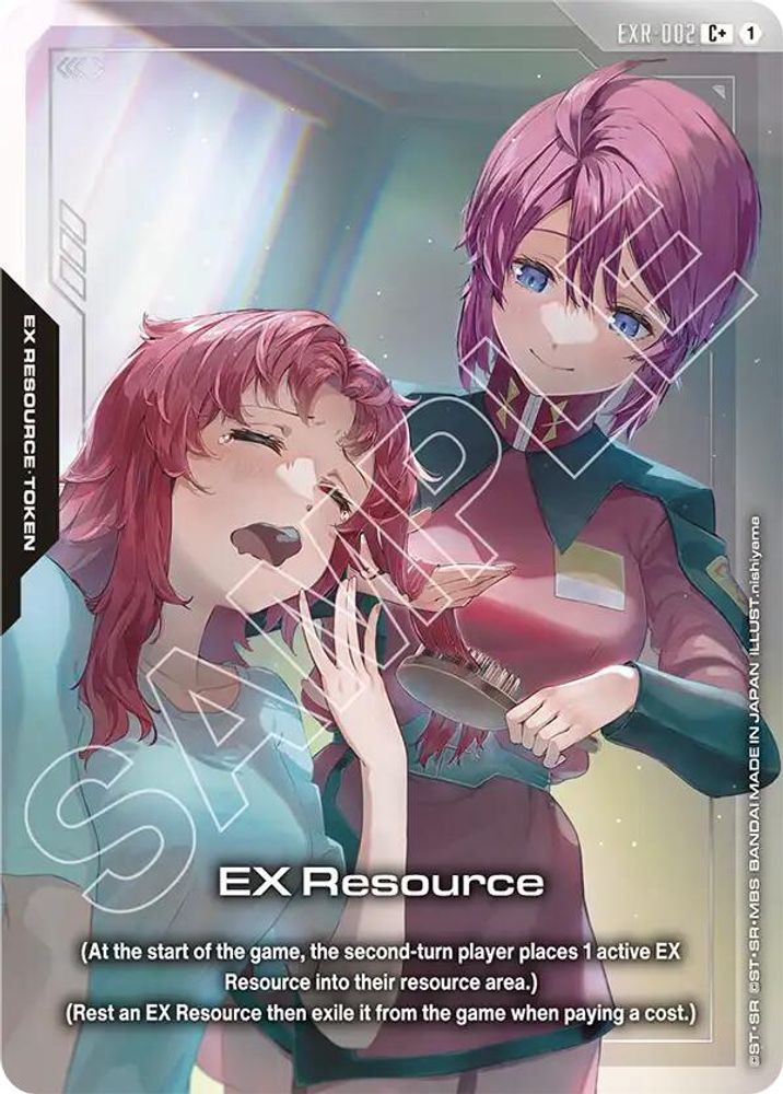 [ALTERNATE ART] EX Resource (EXR-002) (C+) (EXR-002) - Gundam Starter Deck 09 Destiny Ignition