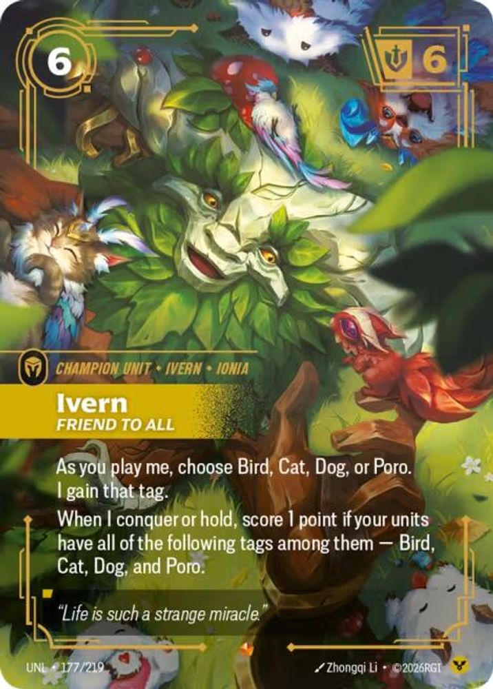 Ivern - Friend to All (177/219) Epic - Riftbound Unleashed