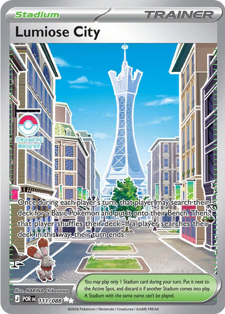 Lumiose City - [  111/088 ] - Ultra Rare - Pokemon ME03 Perfect Order
