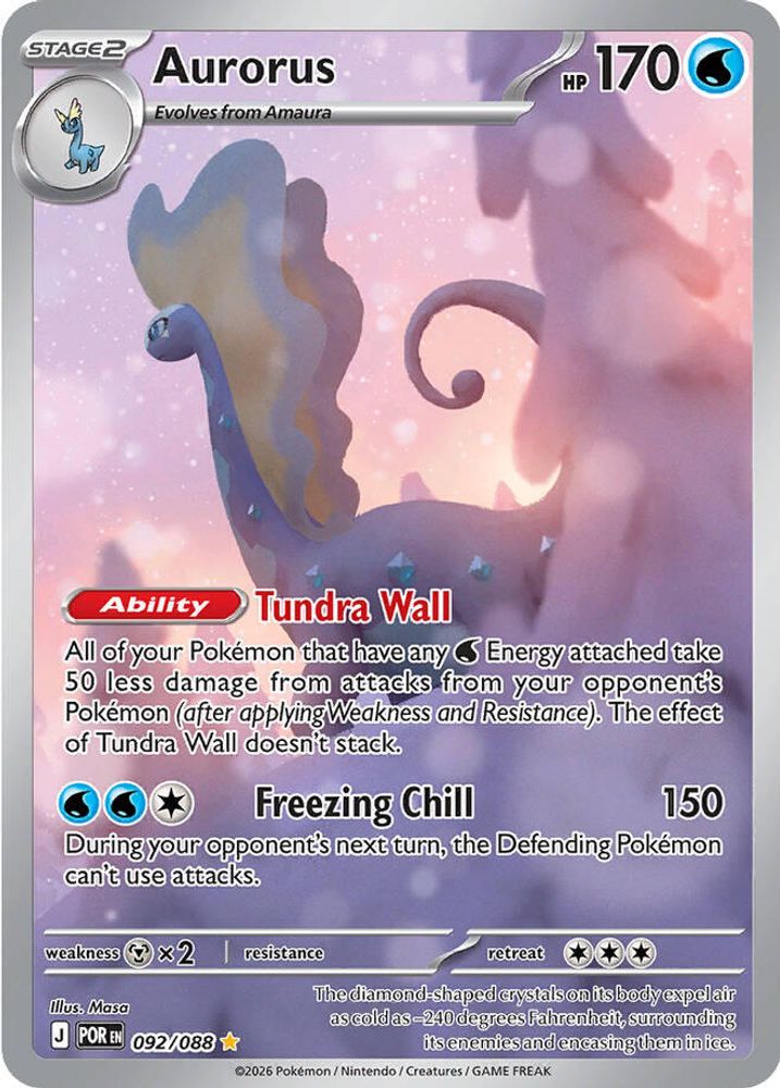 Aurorus - [  092/088 ] - Illustration Rare - Pokemon ME03 Perfect Order