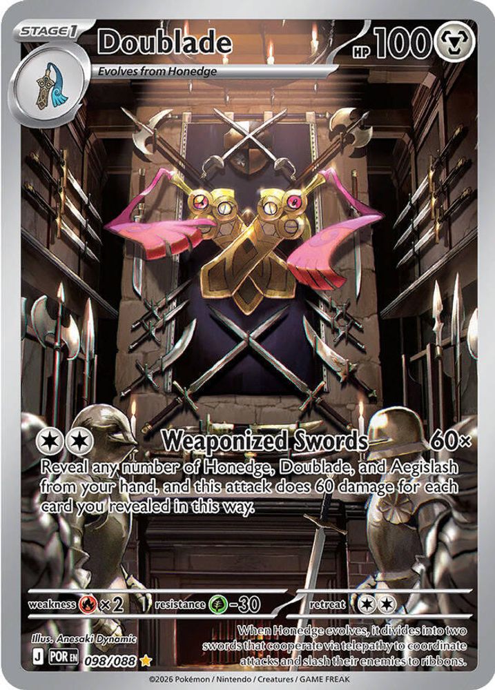 Doublade - [  098/088 ] - Illustration Rare - Pokemon ME03 Perfect Order