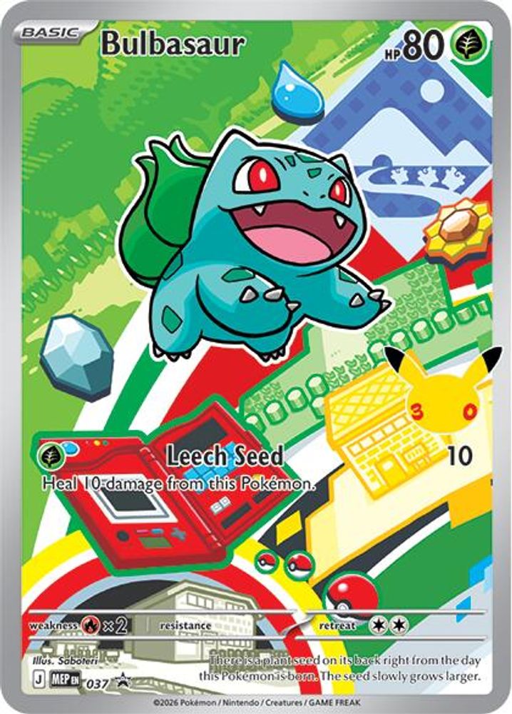 Bulbasaur - [  037 ] - Promo - Pokemon ME Mega Evolution Promo