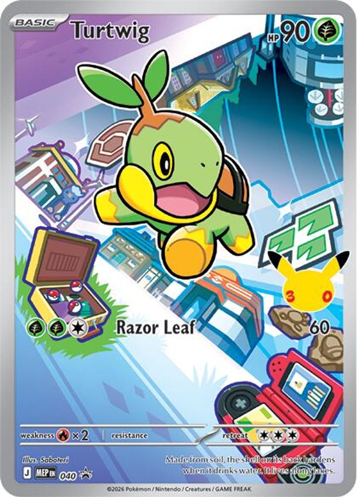 Turtwig - [  040 ] - Promo - Pokemon ME Mega Evolution Promo