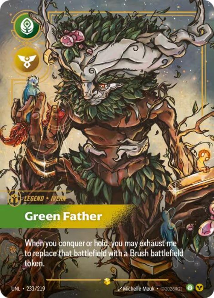 Ivern - Green Father (Overnumbered) (233/219) - Riftbound Unleashed