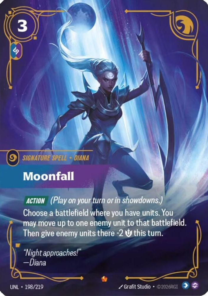 Moonfall (198/219) Epic - Riftbound Unleashed