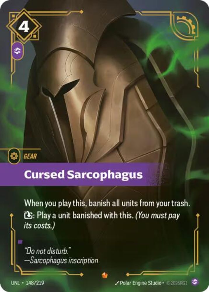 Cursed Sarcophagus (148/219) Epic - Riftbound Unleashed