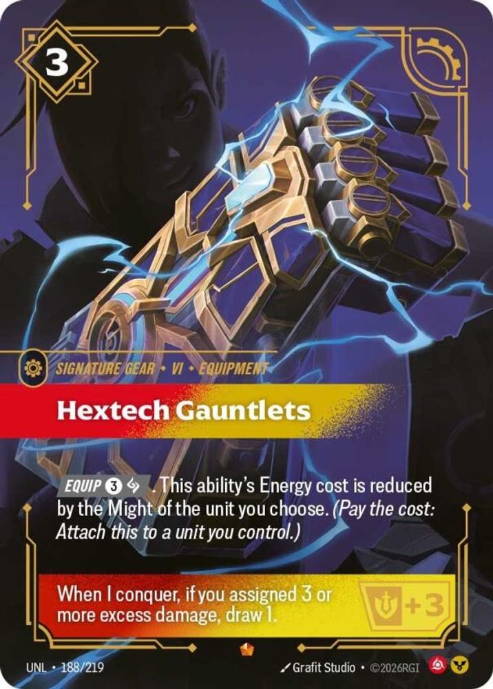 Hextech Gauntlets (188/219) Epic - Riftbound Unleashed