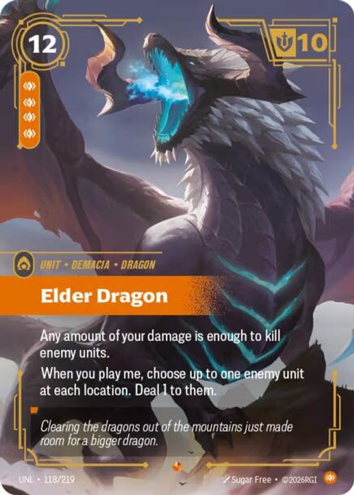 Elder Dragon (118/219) Epic - Riftbound Unleashed