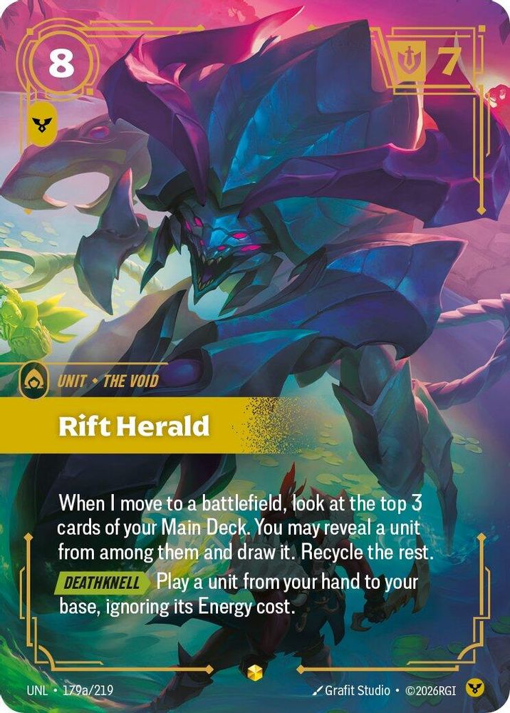 Rift Herald (Alternate Art) (179a/219) - Riftbound Unleashed