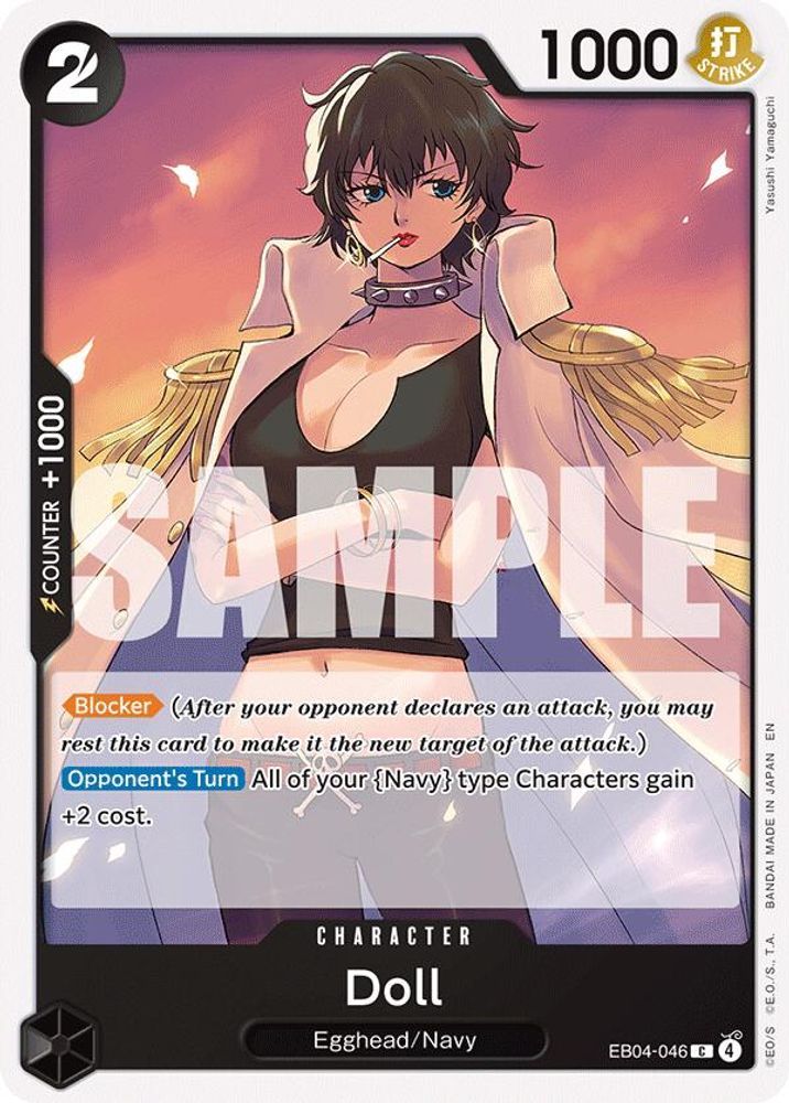 PLAYSET (4) 4x Doll (EB04-046) Common - One Piece Adventure on Kami's Island