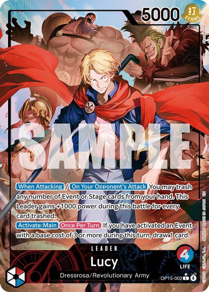 [ALTERNATE ART] Lucy (OP15-002) L - One Piece Adventure on Kami's Island