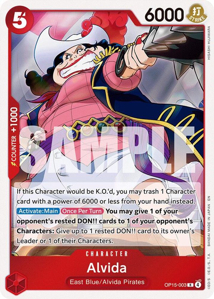 Alvida (OP15-003) Rare - One Piece Adventure on Kami's Island