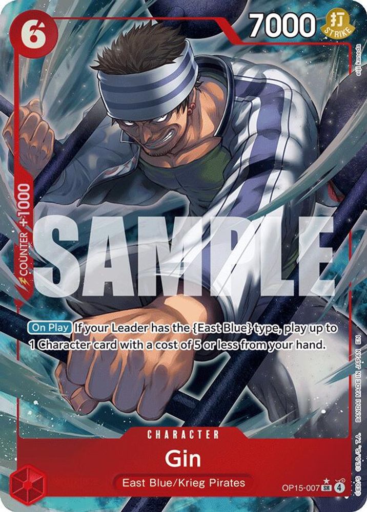 [ALTERNATE ART] Gin (OP15-007) SR - One Piece Adventure on Kami's Island