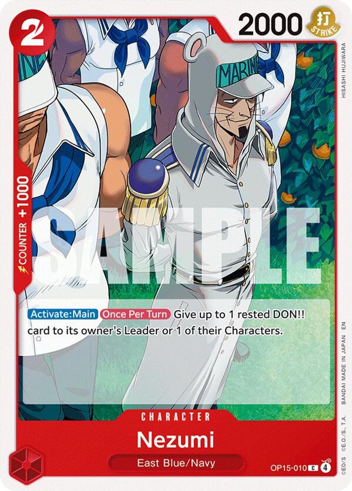 PLAYSET (4) 4x Nezumi (OP15-010) Common - One Piece Adventure on Kami's Island
