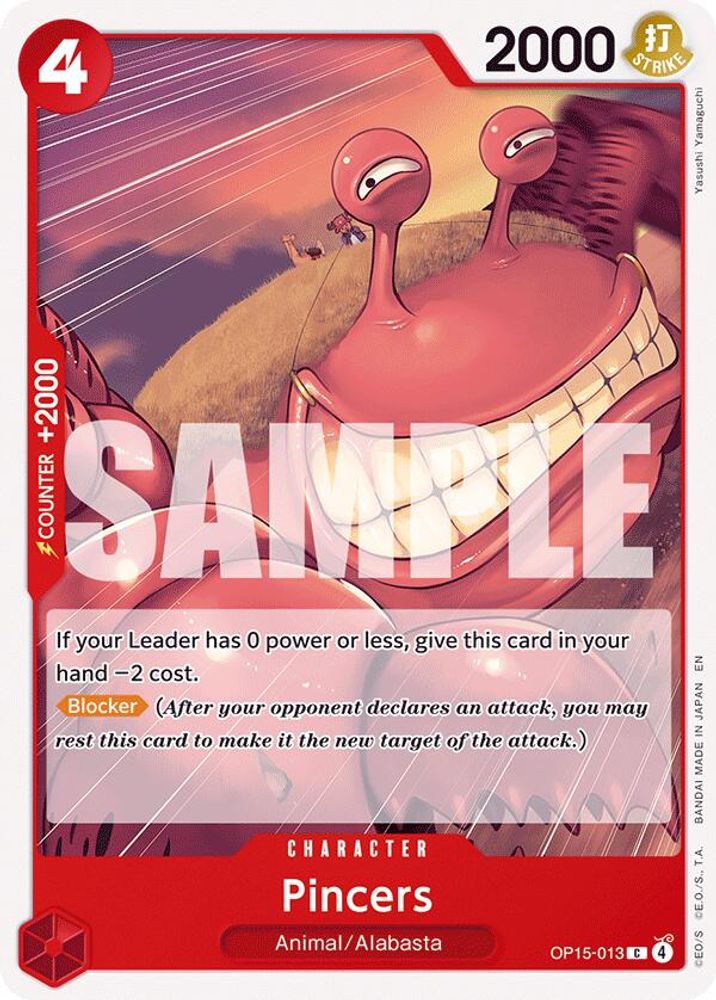 PLAYSET (4) 4x Pincers (OP15-013) Common - One Piece Adventure on Kami's Island