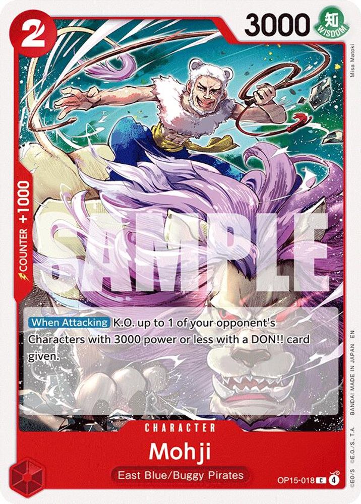 PLAYSET (4) 4x Mohji (OP15-018) Common - One Piece Adventure on Kami's Island