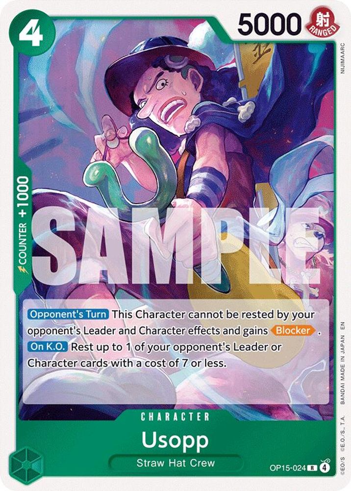 Usopp (OP15-024) Rare - One Piece Adventure on Kami's Island