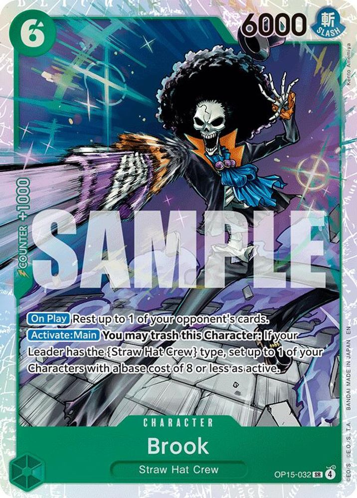 Brook (032) (OP15-032) Super Rare - One Piece Adventure on Kami's Island