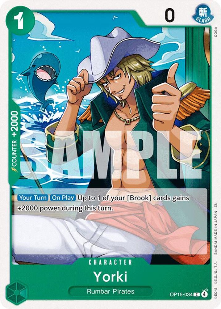 PLAYSET (4) 4x Yorki (OP15-034) Common - One Piece Adventure on Kami's Island
