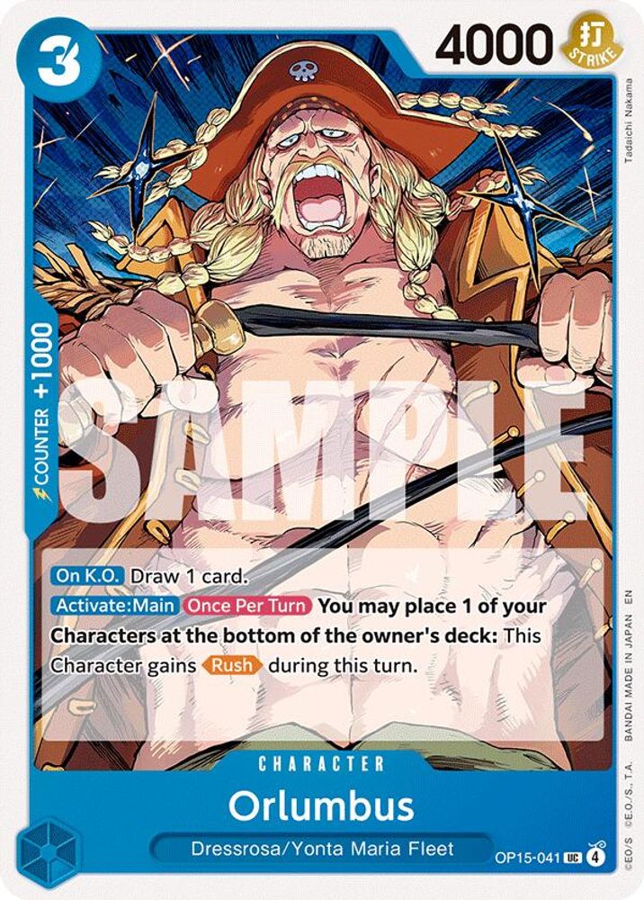 PLAYSET (4) 4x Orlumbus (OP15-041) Uncommon - One Piece Adventure on Kami's Island