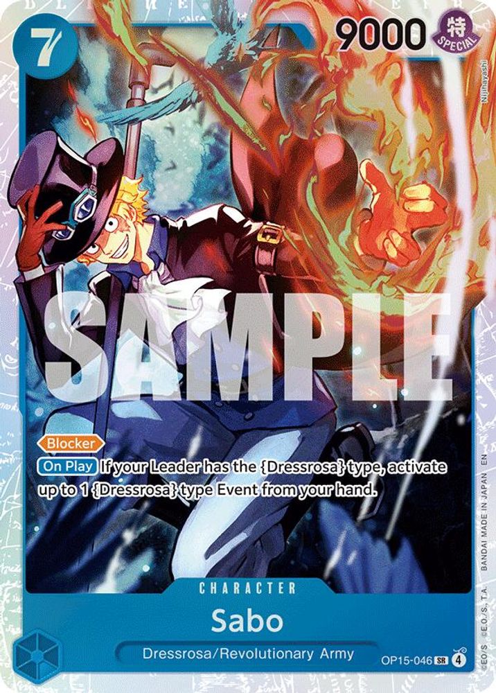 Sabo (OP15-046) Super Rare - One Piece Adventure on Kami's Island