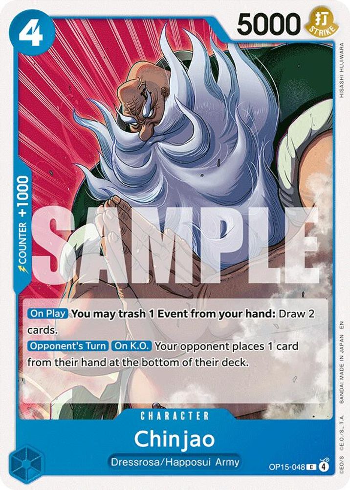 PLAYSET (4) 4x Chinjao (OP15-048) Common - One Piece Adventure on Kami's Island