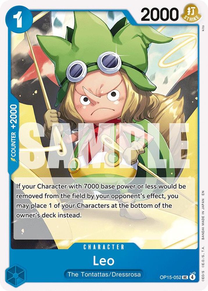 PLAYSET (4) 4x Leo (OP15-052) Uncommon - One Piece Adventure on Kami's Island