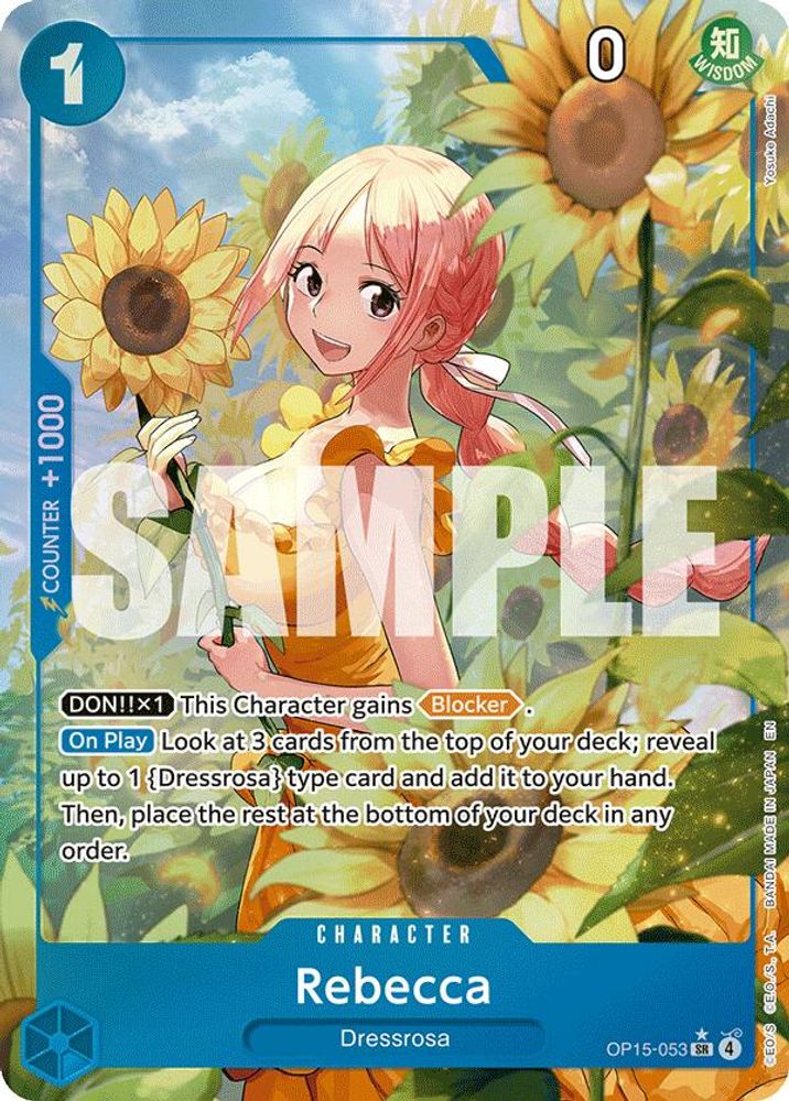 [ALTERNATE ART] Rebecca (053) (OP15-053) SR - One Piece Adventure on Kami's Island