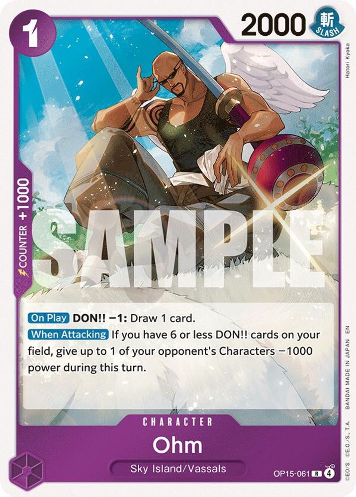 Ohm (OP15-061) Rare - One Piece Adventure on Kami's Island