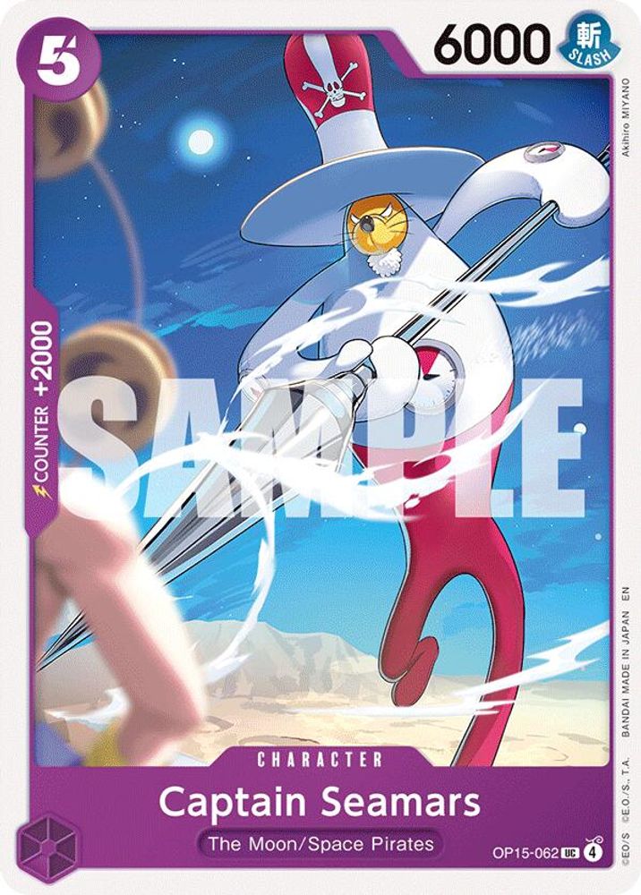 PLAYSET (4) 4x Captain Seamars (OP15-062) Uncommon - One Piece Adventure on Kami's Island