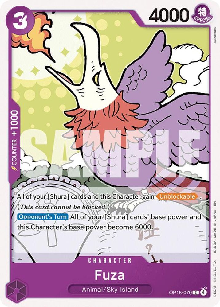 PLAYSET (4) 4x Fuza (OP15-070) Common - One Piece Adventure on Kami's Island