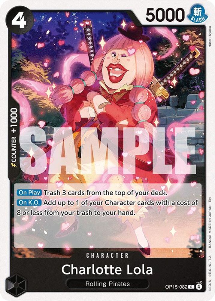 PLAYSET (4) 4x Charlotte Lola (OP15-082) Common - One Piece Adventure on Kami's Island
