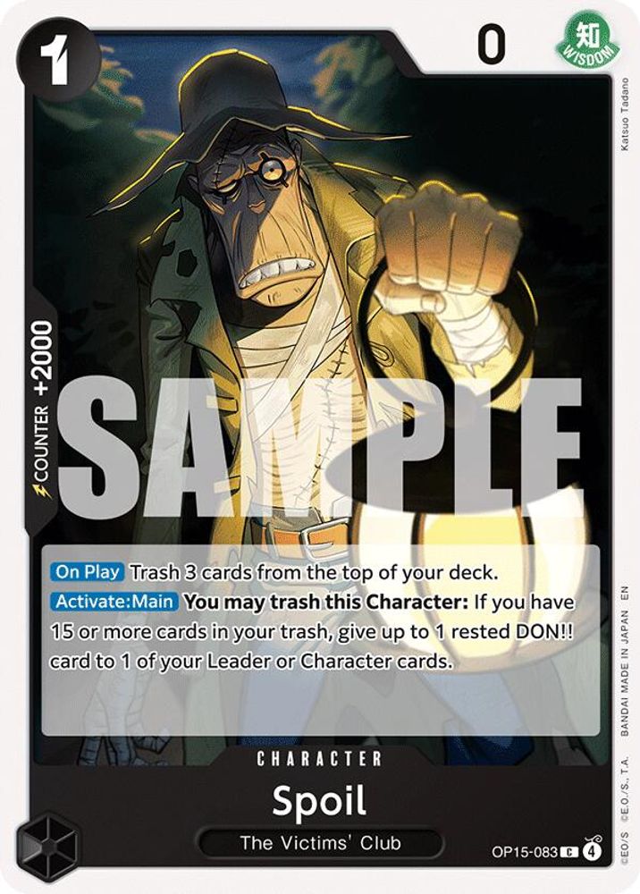 PLAYSET (4) 4x Spoil (OP15-083) Common - One Piece Adventure on Kami's Island