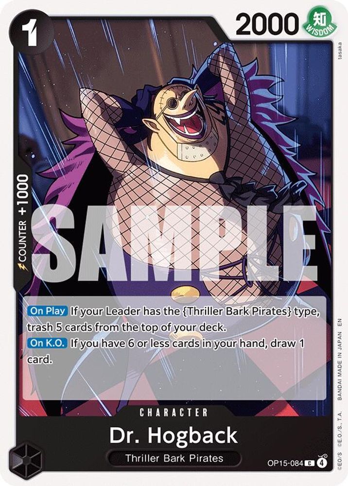 PLAYSET (4) 4x Dr. Hogback (OP15-084) Common - One Piece Adventure on Kami's Island