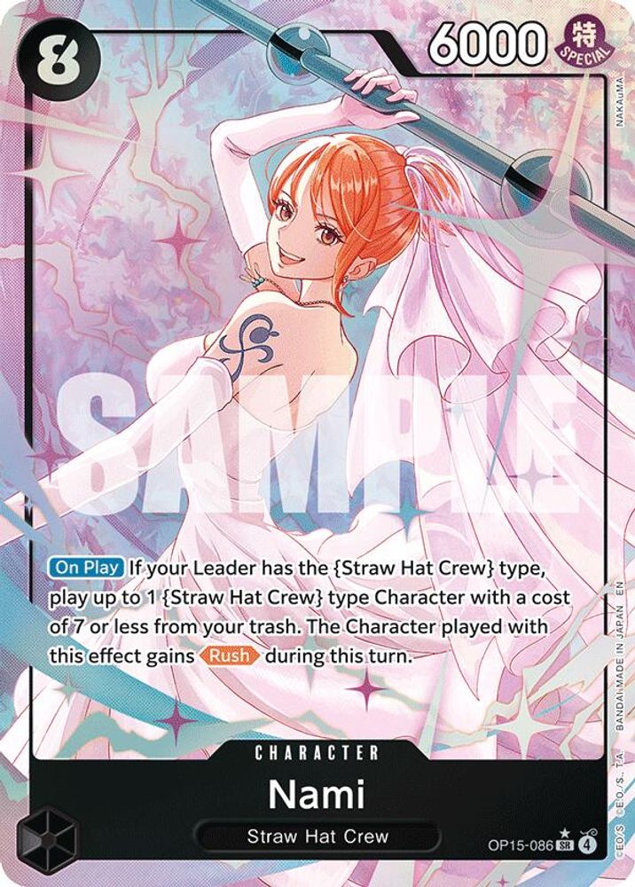 [ALTERNATE ART] Nami (086) (OP15-086) SR - One Piece Adventure on Kami's Island