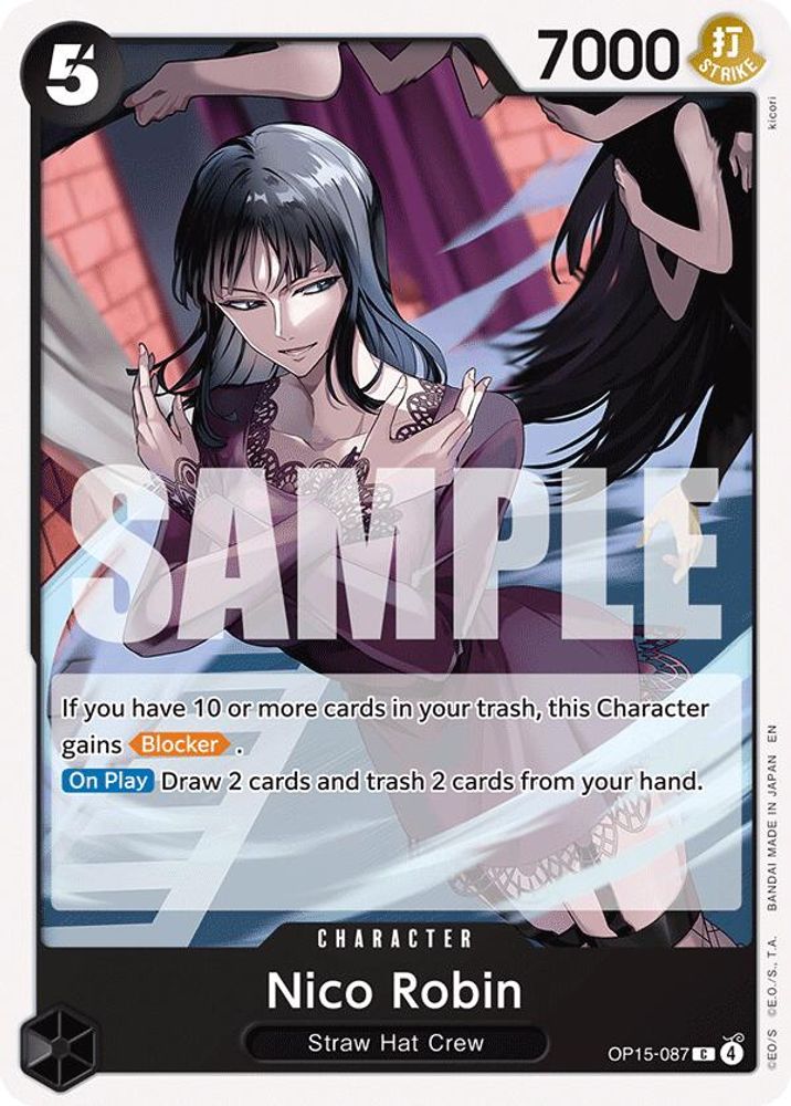 PLAYSET (4) 4x Nico Robin (OP15-087) (OP15-087) Common - One Piece Adventure on Kami's Island