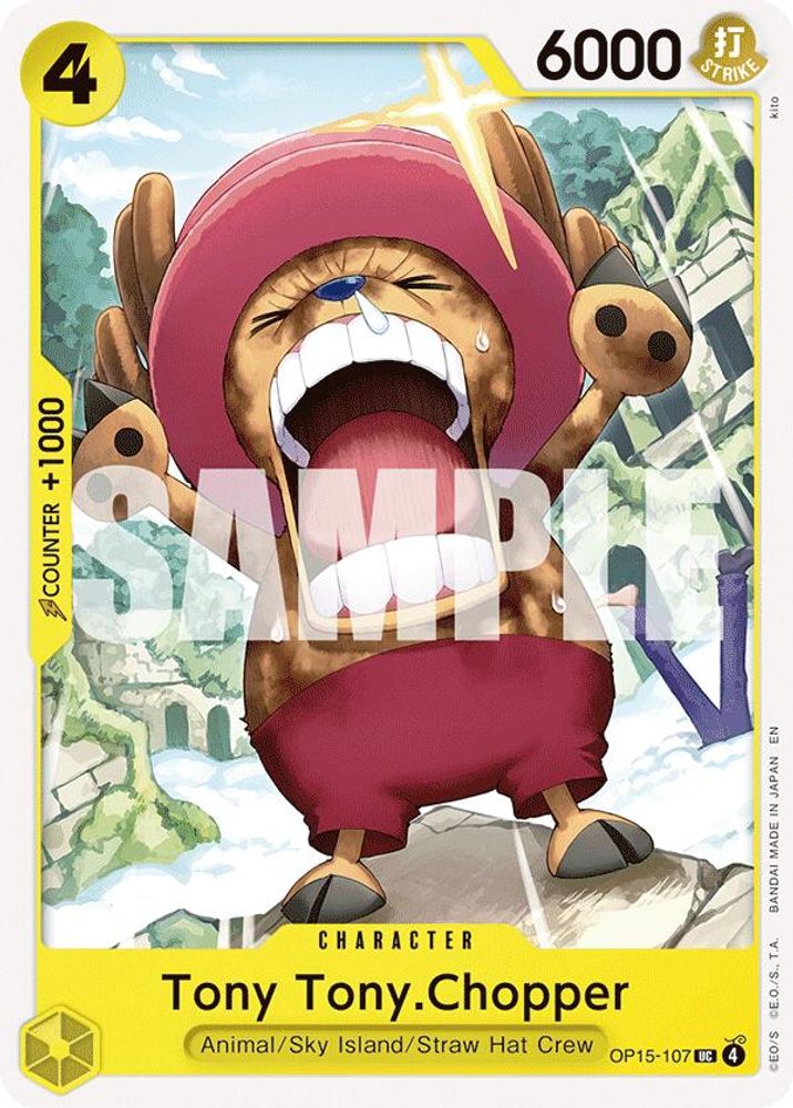 PLAYSET (4) 4x Tony Tony.Chopper (OP15-107) (OP15-107) Uncommon - One Piece Adventure on Kami's Island