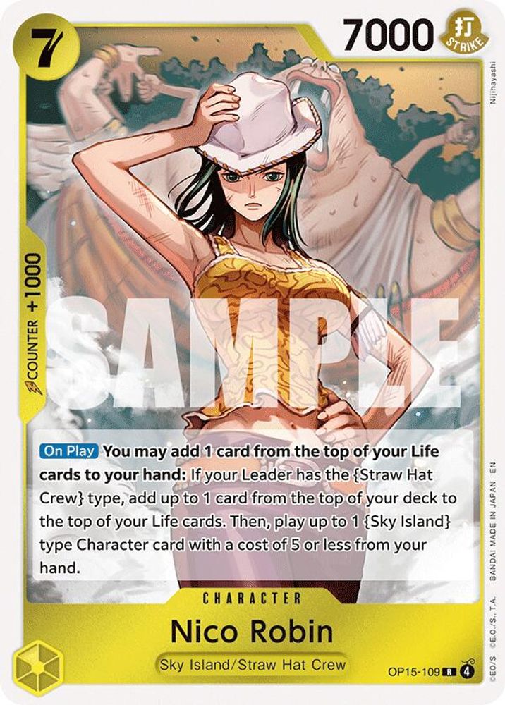 Nico Robin (OP15-109) (OP15-109) Rare - One Piece Adventure on Kami's Island